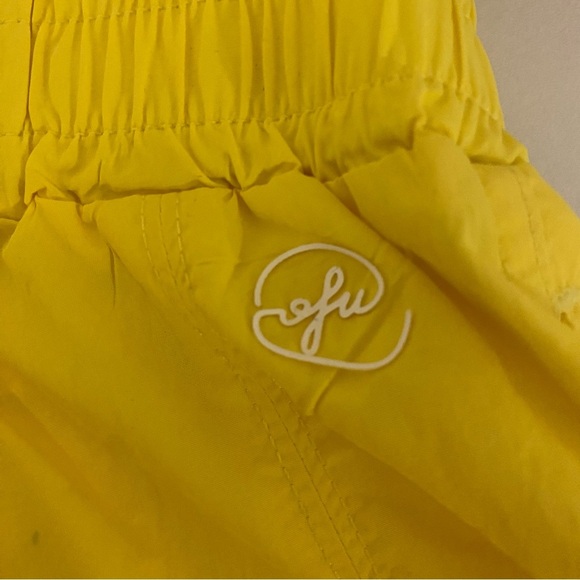 NWT Out From Under Urban Outfitters Medium Bright Yellow Athletic Shorts - Picture 5 of 9